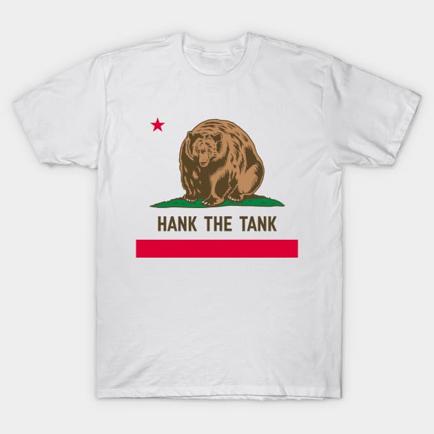 Hank The Tank T-Shirt by Hankasaurus